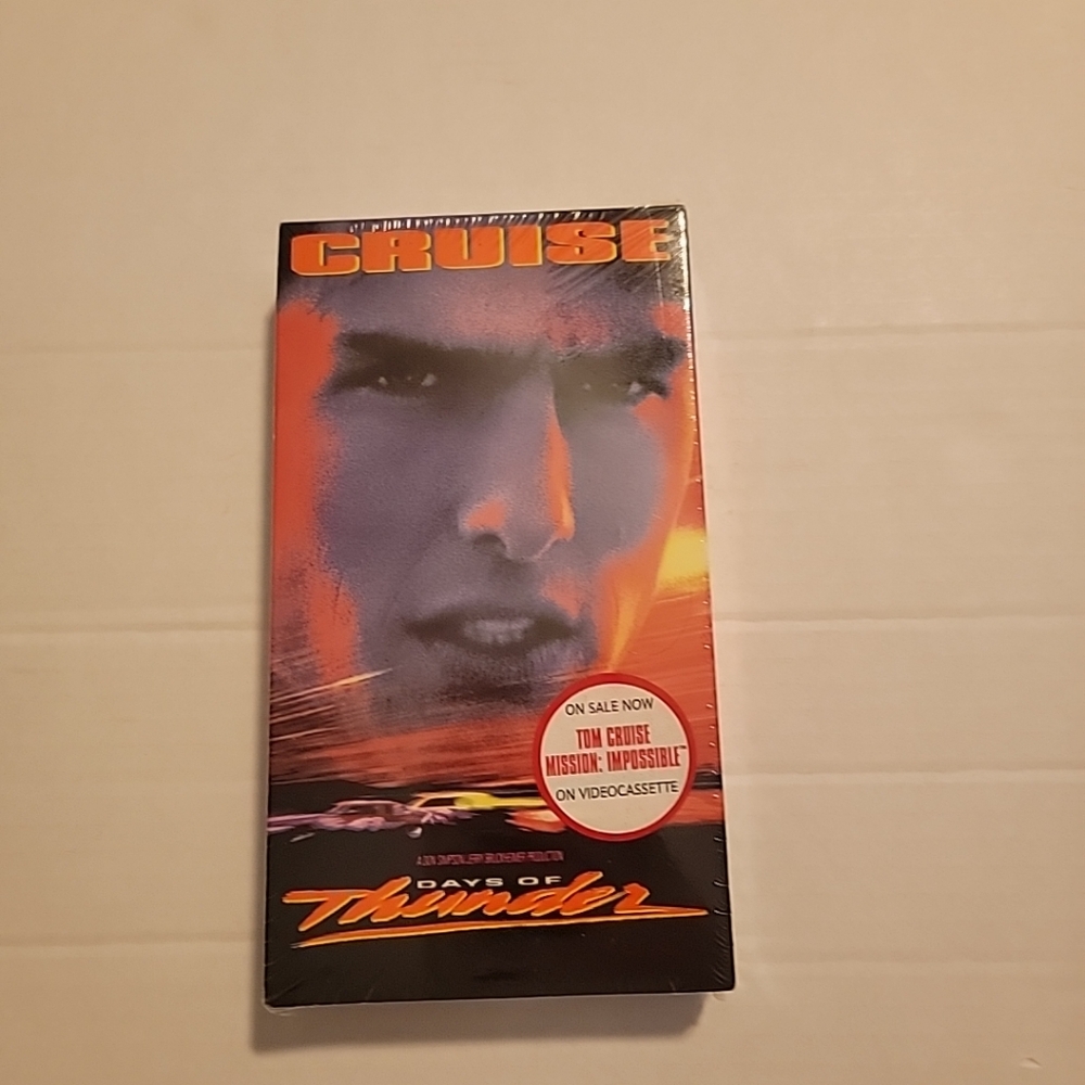 Days Of Thunder Sealed VHS Tape